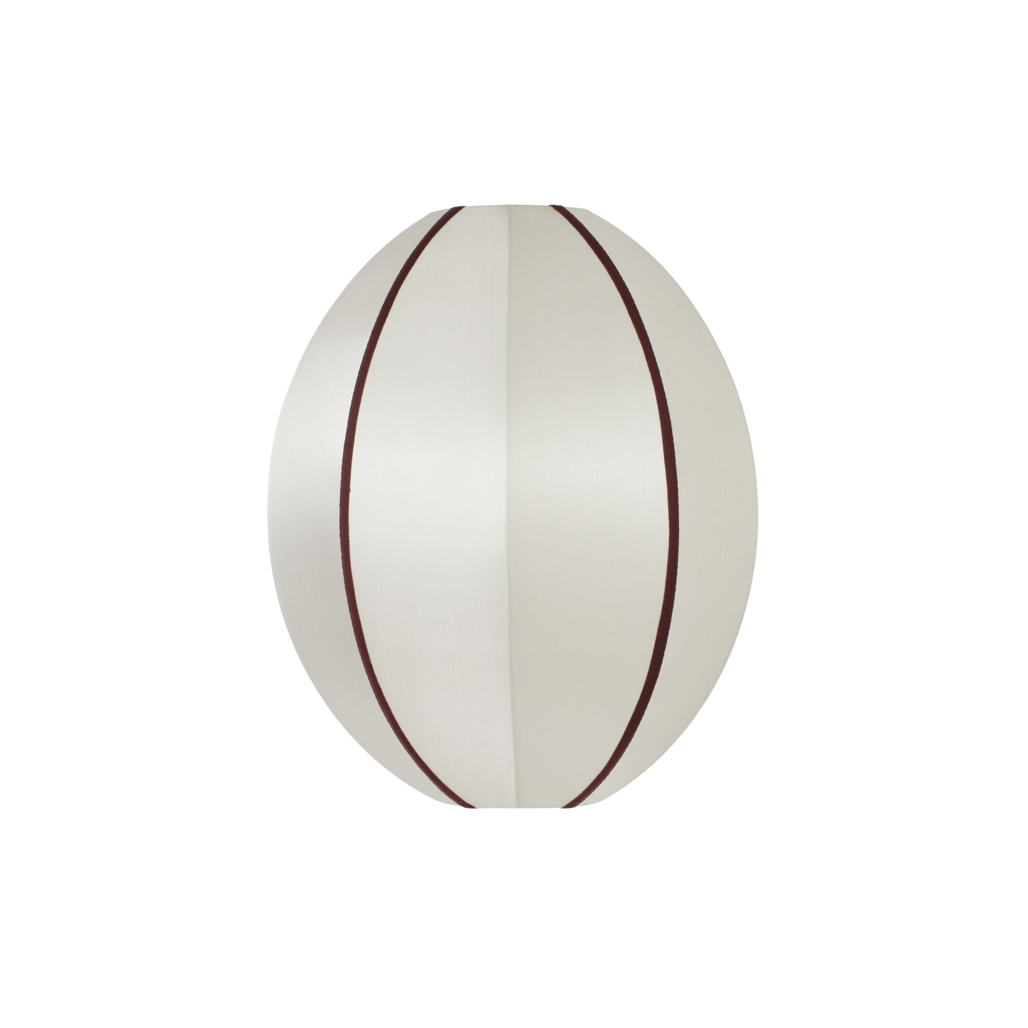Oval S Lampsk&auml;rm Offwhite/Bordeaux