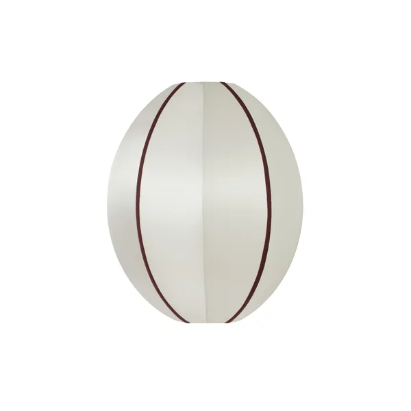 Oval S Lampenkap Gebroken wit/Bordeaux