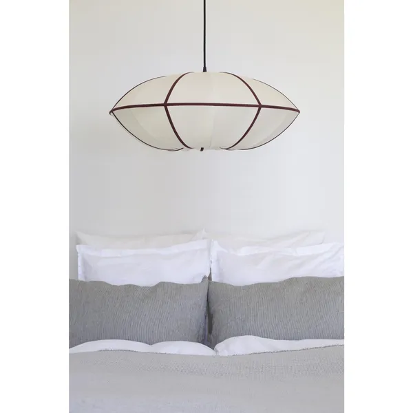 UFO Lampshade Offwhite/Bordeaux