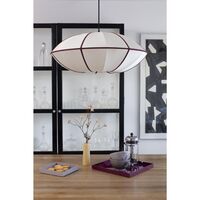 UFO Lampshade Offwhite/Bordeaux