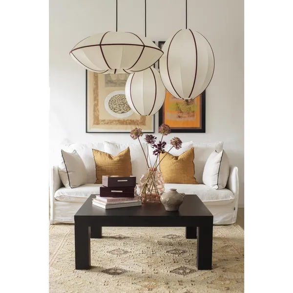 UFO Lampshade Offwhite/Bordeaux