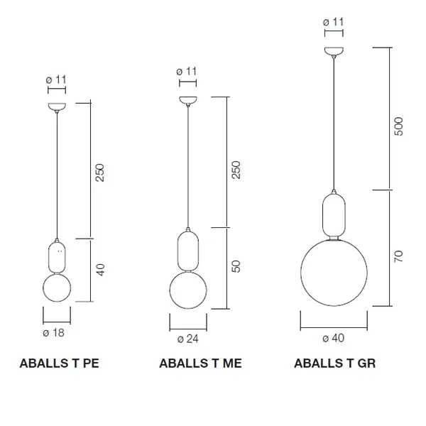 Aballs Pendant Medium White