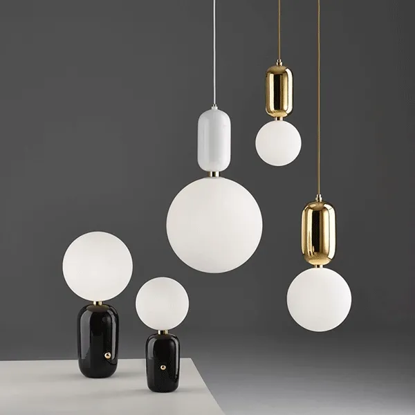 Aballs Pendant Large White