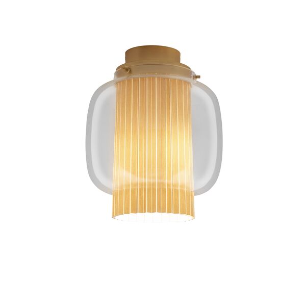 Manila C PE Loftlampe Messing/Transparent