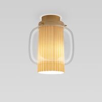 Manila C PE Ceiling Light Brass/ Transparent