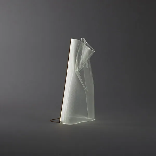 Gweilo Han Pe Stehlampe Klein Transparent