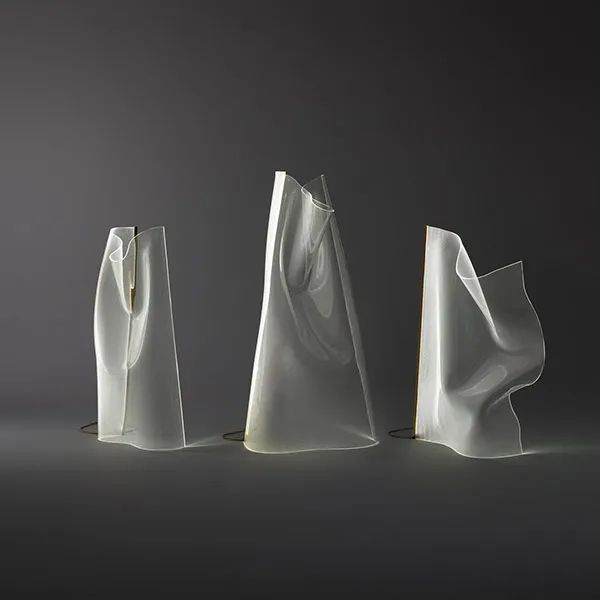 Gweilo Han Pe Stehlampe Klein Transparent