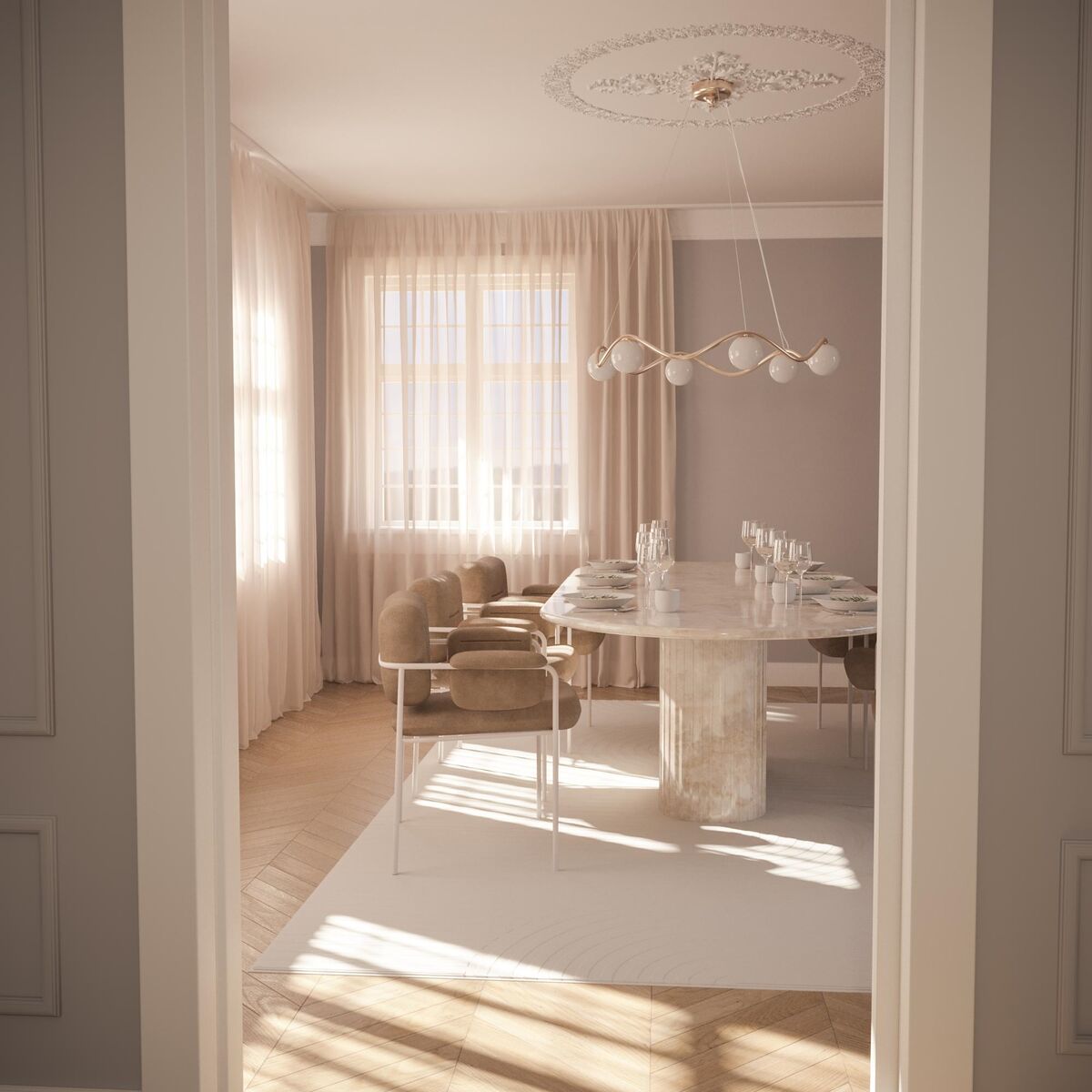 Decor Elämänpiiri-riippuvalaisin Ø91 kirkas johto Ø11 palloa