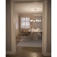 Decor Elämänpiiri-riippuvalaisin Ø91 kirkas johto Ø11 palloa