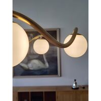 Decor Elämänpiiri-riippuvalaisin Ø91 kirkas johto Ø11 palloa