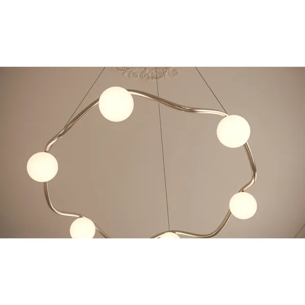 Decor Circle Of Life Pendant Ø91 Clear Cord Ø11 Balls