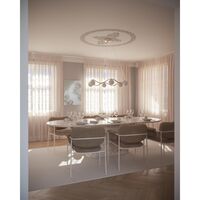 Decor Elämänpiiri-riippuvalaisin Ø91 kirkas johto Ø11 palloa