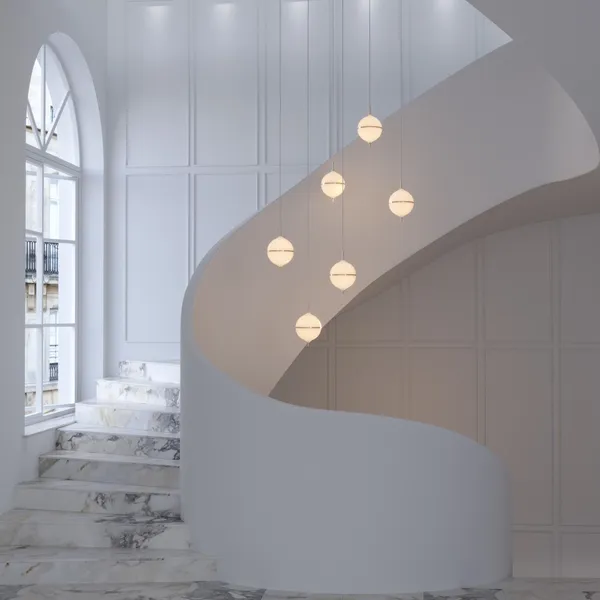 Decor Eternal Moonlight Pendel Medium Sort Ledning