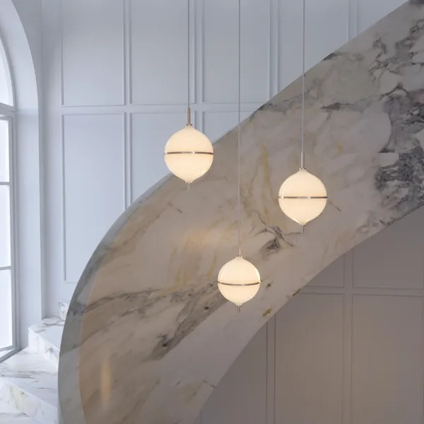 Decor Eternal Moonlight Pendel Medium Sort Ledning