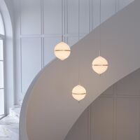 Decor Eternal Moonlight Pendel Medium Hvid Ledning