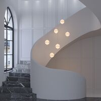 Decor Eternal Moonlight Pendel Medium Hvid Ledning