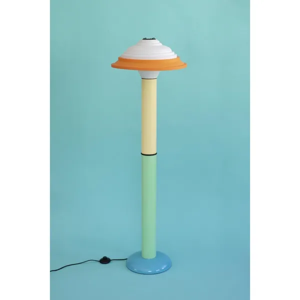 FL4 Floor Lamp Green/ Yellow