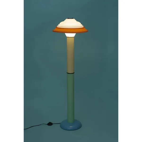 FL4 Floor Lamp Green/ Yellow