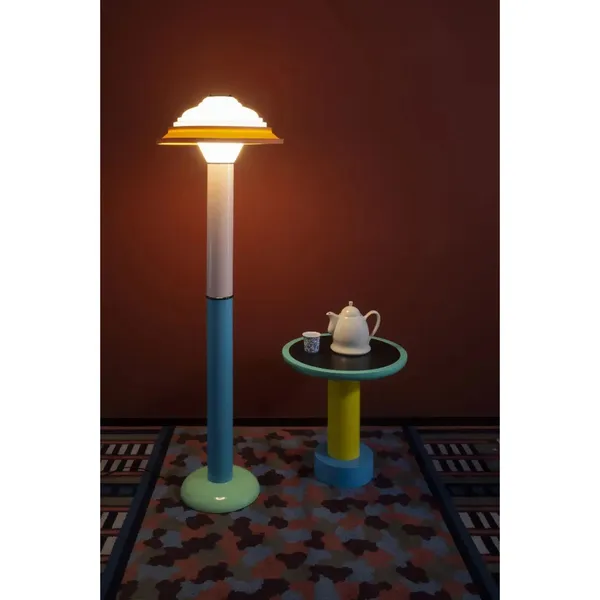FL4 Floor Lamp Pink/ Blue