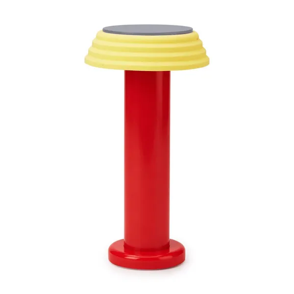 PL1 Table Lamp with Dual Functionality Red/ Yellow