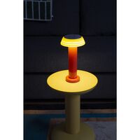 PL1 Table Lamp with Dual Functionality Red/ Yellow