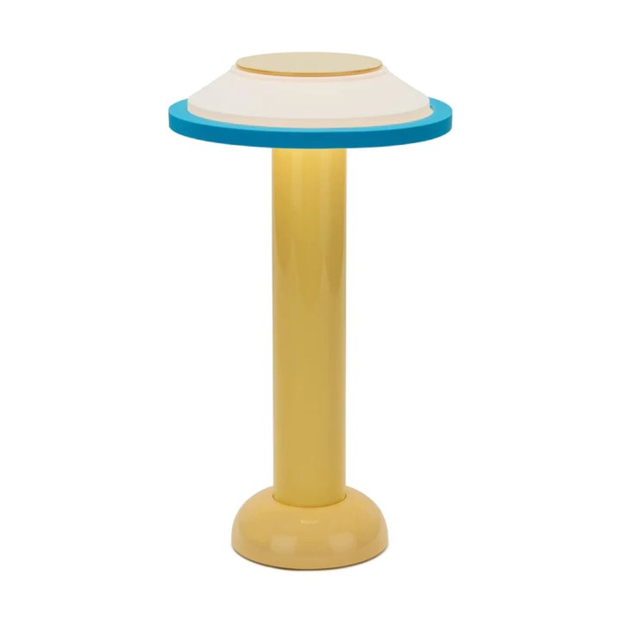 PL2 Bordslampa med Dual Functionality Gul/Vit