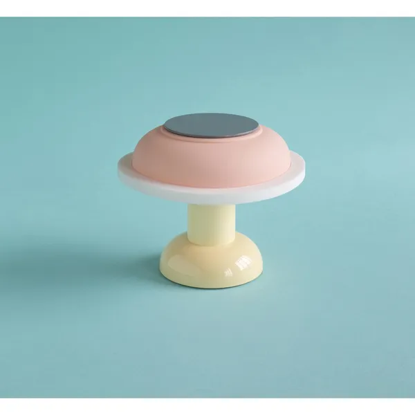 PL4 Table Lamp with Dual Functionality Yellow/ Pink