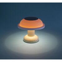 PL4 Table Lamp with Dual Functionality Yellow/ Pink