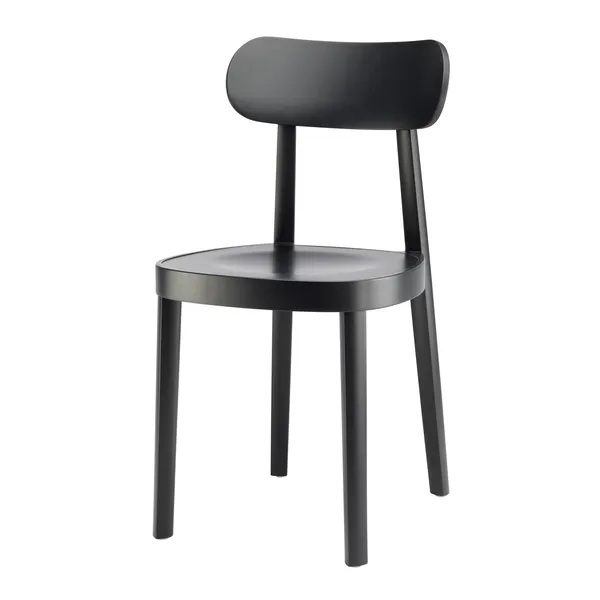 118 M Dining Chair Black Stained Beech Wood