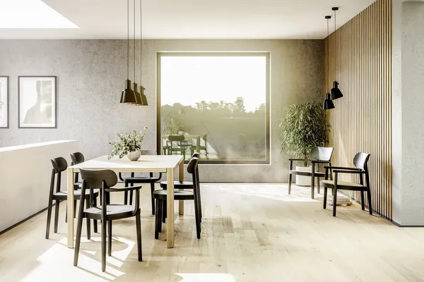 118 M Dining Chair Black Stained Beech Wood