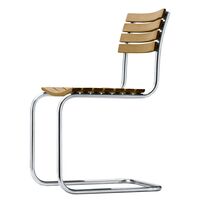 S 40 Cantilever Spisebordsstol Rustfrit Stål/Iroko