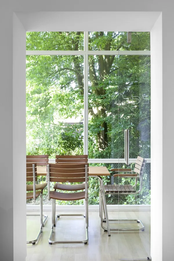 S 40 Cantilever Spisebordsstol Rustfrit Stål/Iroko