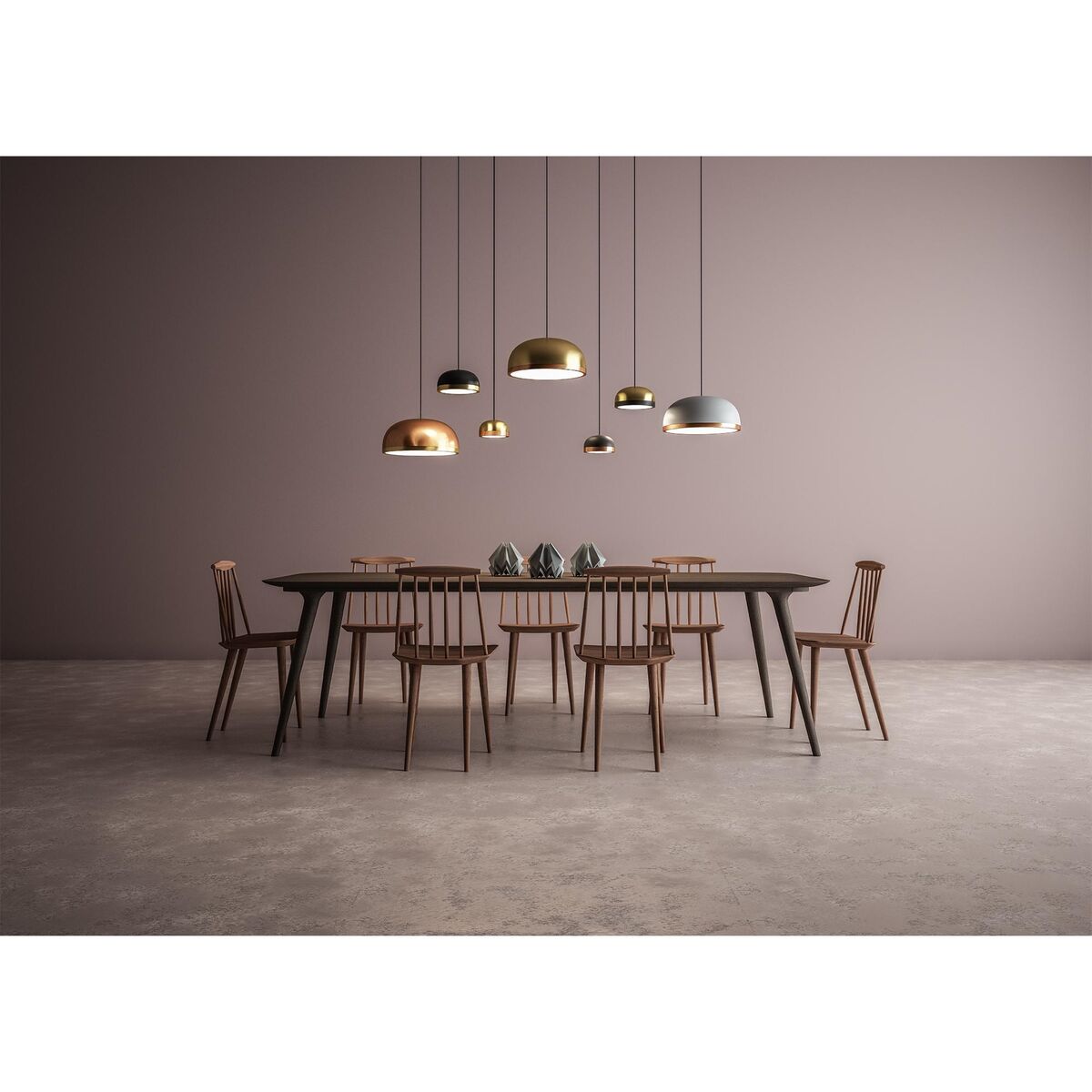 Molly 556.22 Pendant Ø20 cm Brass/ Copper