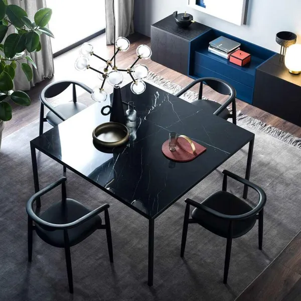 Nabila 552.19 Pendant Matt Black/ Brushed Brass with Clear Glass
