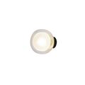 Matt Black / Brushed Brass with Clear Glass