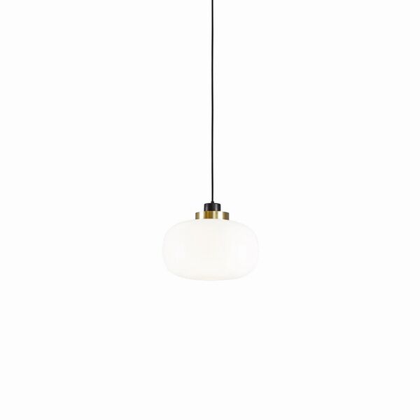 Legier 557.24 Suspension Ø35 cm Blanc Opale/ Laiton