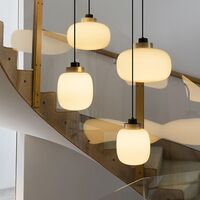 Legier 557.24 Pendant Ø35 cm Opal White/ Brass
