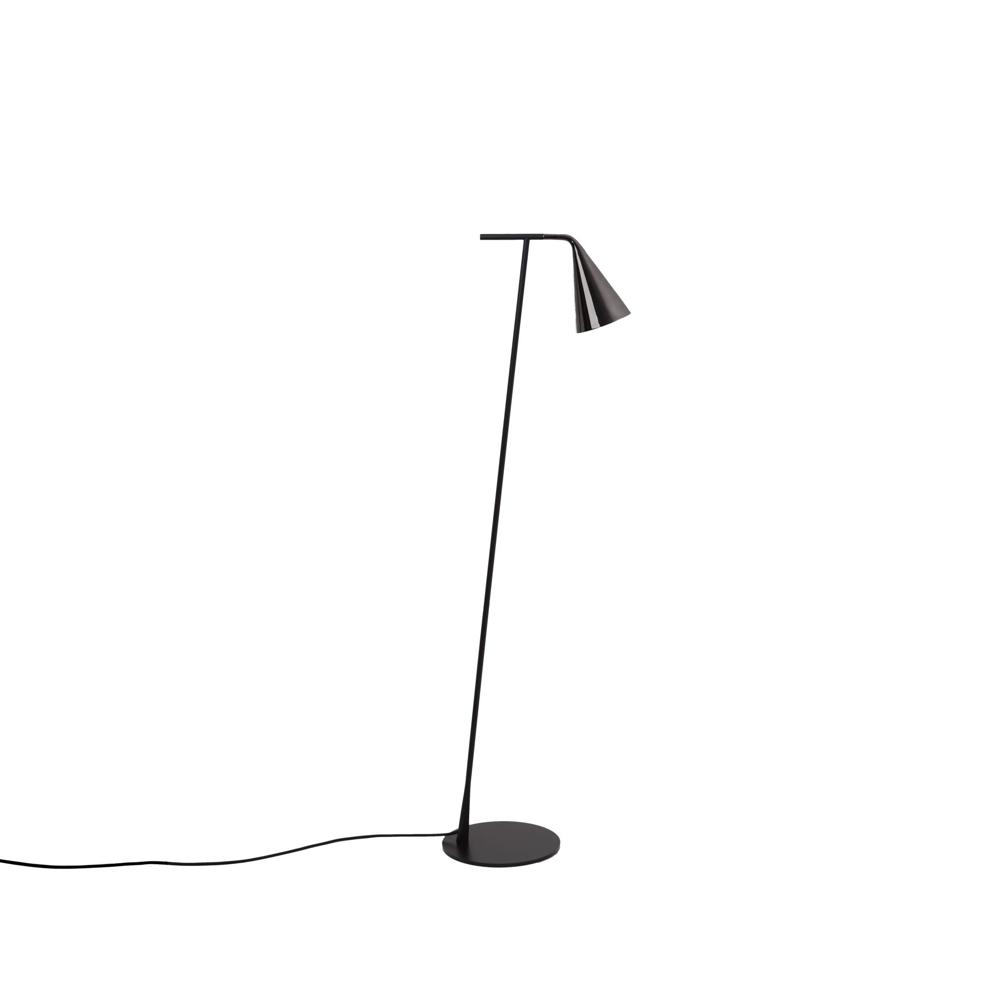 Gordon 561.61 Golvlampa Matt Svart/ Svart Krom