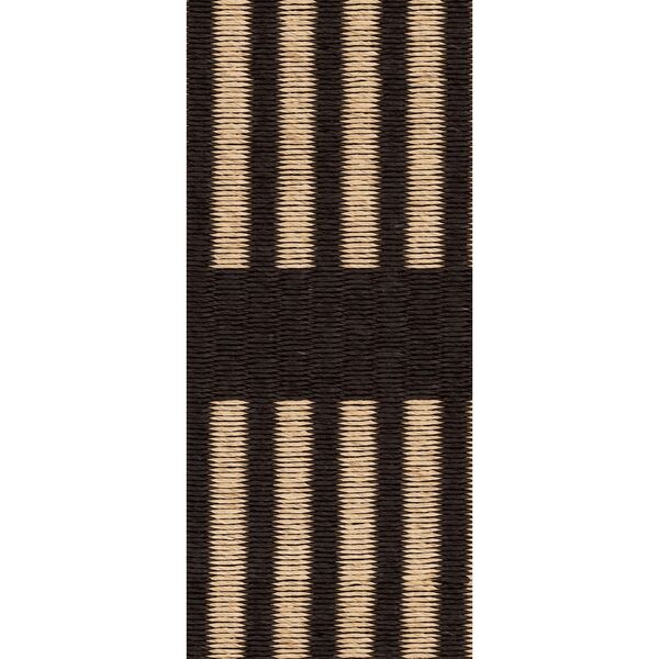 Tapis Cut Stripe 170x240 Fil de Papier/ Noir