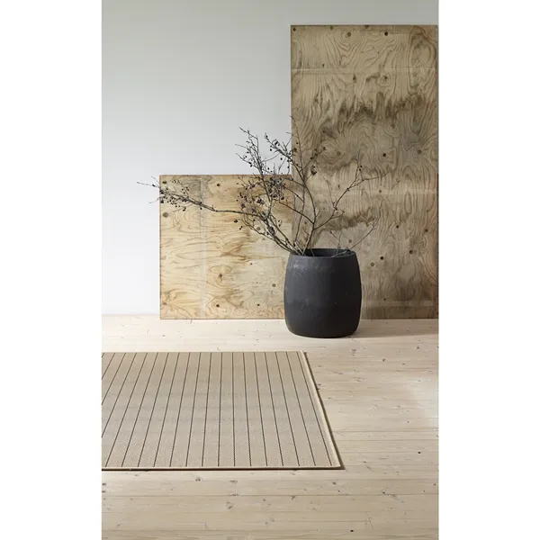 Line Carpet 170x240 Paper Yarn/ Black
