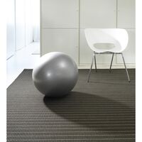 Line Carpet 170x240 Paper Yarn/ Black Natural