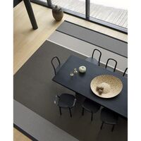 San Francisco Teppich 200x300 Papiergarn/Nutria Stone