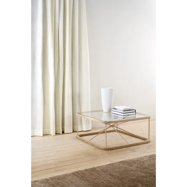 Uni Hand-knotted Wool Carpet 140 x 200 cm Camel