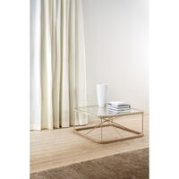 Uni Hand-knotted Wool Carpet 140 x 200 cm Camel