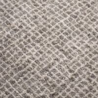 Grid Hand-knotted Wool Carpet 140 x 200 cm White/ Light Gray