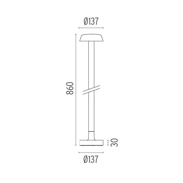 Flos Belvedere Clove 2 Outdoor Lighting Biała