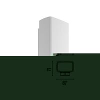 Flos Climber Down 87 Buitenlamp Wit