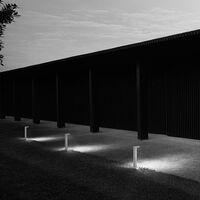 Flos Casting C 100 H 700 Outdoor Lighting Deep Brown