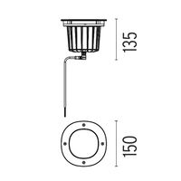Flos A-Round 150 Outdoor Lighting Stal