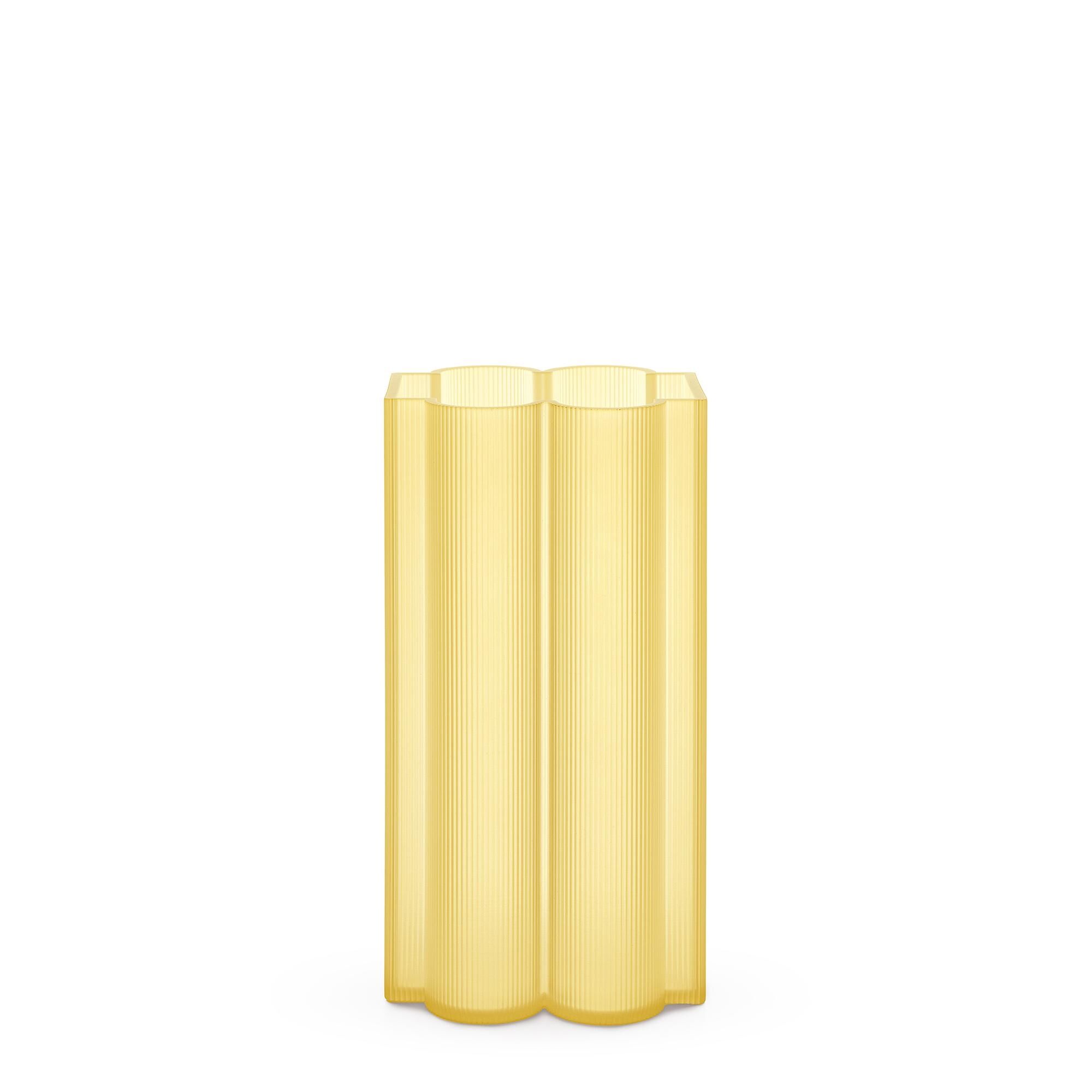 Okra Vase Høy Gul